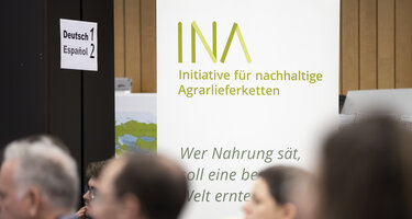 © GIZ A INA Banner at an Event